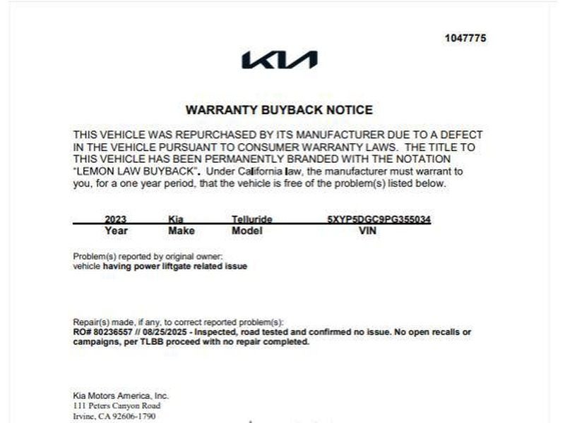 2023 Kia Telluride SX X-Pro