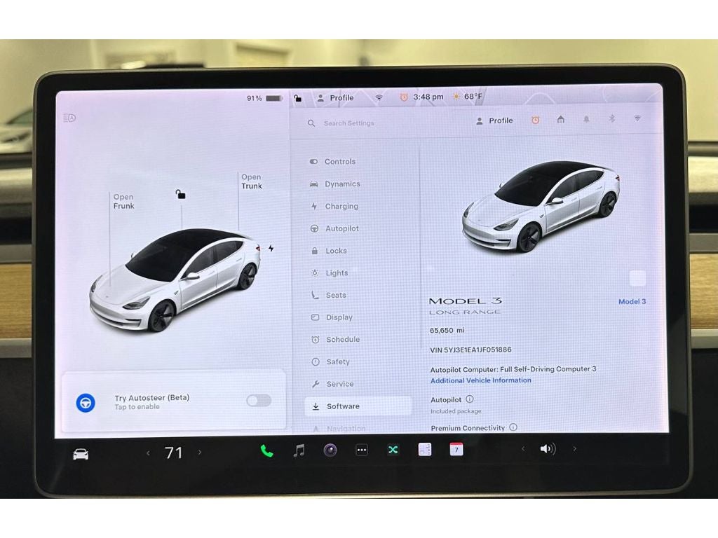 2018 Tesla Model 3 Long Range Battery