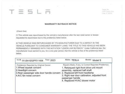 2023 Tesla Model S Base