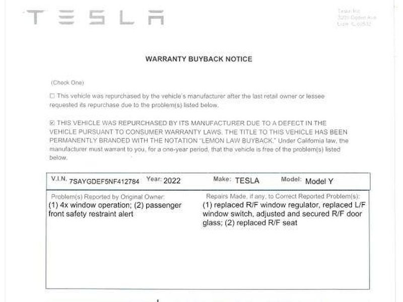 2022 Tesla Model Y Performance