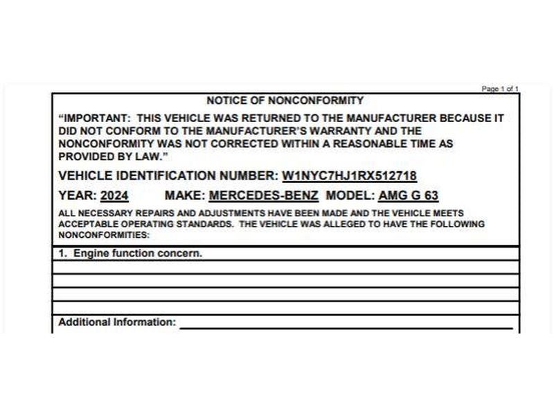 2024 Mercedes-Benz G-Class G 63 AMG®
