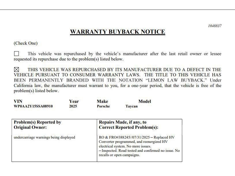 2025 Porsche Taycan 4